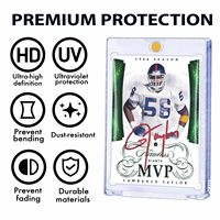 Support de Présentation Magnétique en Acrylique 35PT Personnalisé avec Protection UV pour Cartes de Collection Graduées, Cartes Sportives, Pièces de Monnaie et Objets de Collection