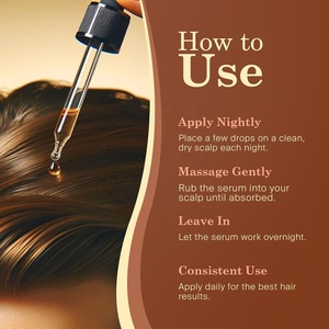 Suero para el Crecimiento del Cabello con Biotina, Fórmula Tópica Avanzada para Ayudar a Crecer un Cabello Sano y Fuerte, Apto para Hombres y Mujeres, Suero Capilar con Péptidos - Product Image 5