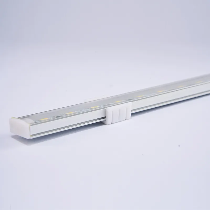 Rentang Hood LED aluminium lampu Bar tinggi Cerah aluminium saluran cahaya Panel kaca perhiasan konter lampu