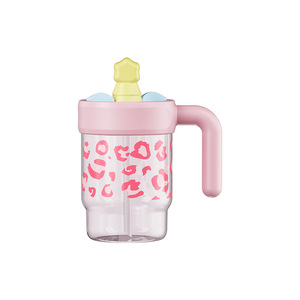 Honglixin Portable Straw Cup 650ml With Handle Drop Resistant For Travel And Office Use - Product Image 3