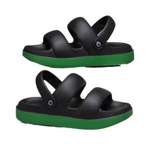 Sandalias Planas de Color Sólido con Punta Abierta y Correa con Hebilla, Suela Antideslizante de EVA, Estilo Slip-On para Verano - Product Image 5