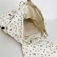 Sac à dos en velours côtelé à motif en forme de nœud, sac à bandoulière pour femme, sac à dos décontracté tendance pour étudiants
