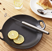 Mousseur à lait à vapeur Stella Coffee, rechargeable, électrique, automatique, mousseur à lait manuel avec support, mélangeur de boissons, portable