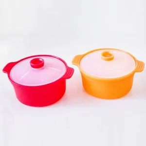 Hot Selling Microwave Steamer Cooker With Handle Lid BPA Free Multipurpose Heat Resistant Egg Silicone Steamer
