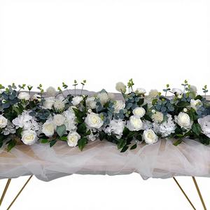 DKB 2024 Chemin de table floral artificiel effet naturel pour arrangements floraux extérieurs Noël Fête des Mères - Product Image 1
