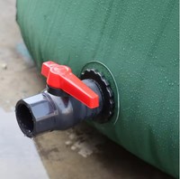 Rouleau de tissu imperméable haute résistance PP pour réservoir d'eau pliable flexible, conteneur d'eau