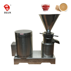 Broyeur colloïdal industriel en acier inoxydable DZJX, capacité personnalisée de 100 à 500 kg/h pour le broyage humide et <span class=keywords><strong>sec</strong></span> des arachides et des graines de sésame - Product Image 2