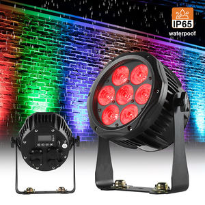 Luce da palcoscenico per esterni <span class=keywords><strong>par</strong></span> Light dmx Multi colore Dj <span class=keywords><strong>7</strong></span> pz statico <span class=keywords><strong>par</strong></span> ip65 led luce <span class=keywords><strong>par</strong></span> RGBWA + UV 6 in1 7x12W - Product Image 1