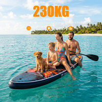 TIDETREK 11'6" 35" Planche de paddle gonflable en promotion, planche de surf Drop Stitch, subboard, planche de surf aquatique, paddle surf ISUP