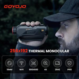 GOYOJO G210 <b>Thermal</b> Monocular 256x192 Infrared Night Vision <b>Camera</b> Scope for Hunting Camping Outdoor Adults - Product Image 2
