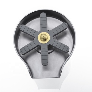 Oneup — <span class=keywords><strong>verre</strong></span> froissé à haute pression, bouteille de robinetterie rapide en acier inoxydable, nettoyeur de <span class=keywords><strong>verre</strong></span> pour évier de Bar de cuisine - Product Image 3