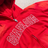 Survêtement vintage délavé à l'acide avec logo personnalisé, broderie strass, séchage rapide, coupe ample, pantalon de survêtement court zippé évasé et ample