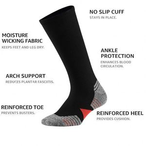 Men's <b>Compression</b> <b>Running</b> <b>Socks</b> Custom Sports Polyester <b>Socks</b> - Product Image 5