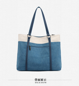 Bolsa de Mano de Lona de Algodón Multiusos Personalizada de Gran Capacidad, Bolsa de Compras Reutilizable Personalizada, Bolsa de Lona de Algodón - Product Image 4