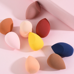 Spugnetta per <span class=keywords><strong>Makeup</strong></span> all'Ingrosso a Forma di Goccia e Zucca per Uso Asciutto e Bagnato con Porta Spugnetta e Custodia a Uovo - Product Image 3