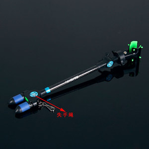 Soporte para caña de pescar Lieshoo, de fibra de carbono, montado en la parte trasera, ajustable, para almacenamiento de equipo de pesca al aire libre - Product Image 2