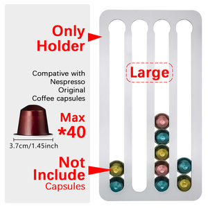 1 pièce Dropshipping Stand Capsules Boîte Tiroir Dosettes Et Sucre <span class=keywords><strong>Café</strong></span> En Holder <span class=keywords><strong>Café</strong></span> Capsule Organisateur Panier De Rangement - Product Image 2