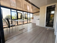 Mini-maison en acier léger, villas préfabriquées, maisons portables, mini-maisons extensibles, maisons conteneurs modulaires