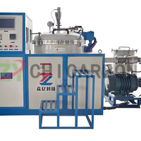 Horno de Grafitización por Inducción de Tipo Vertical para Tratamiento a Alta Temperatura de Grafito, Materiales de Carbono y Compuestos de Carbono/Cromo