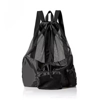 Sac à dos en maille à cordon de serrage, modèle sport décontracté, imperméable, grand format, idéal pour le voyage, personnalisable avec logo – Meilleures ventes direct usine
