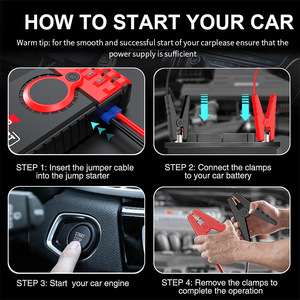Strumento di emergenza 6400mah 12v Super condensatore per auto Jump Starter 800a batteria per auto - Product Image 5