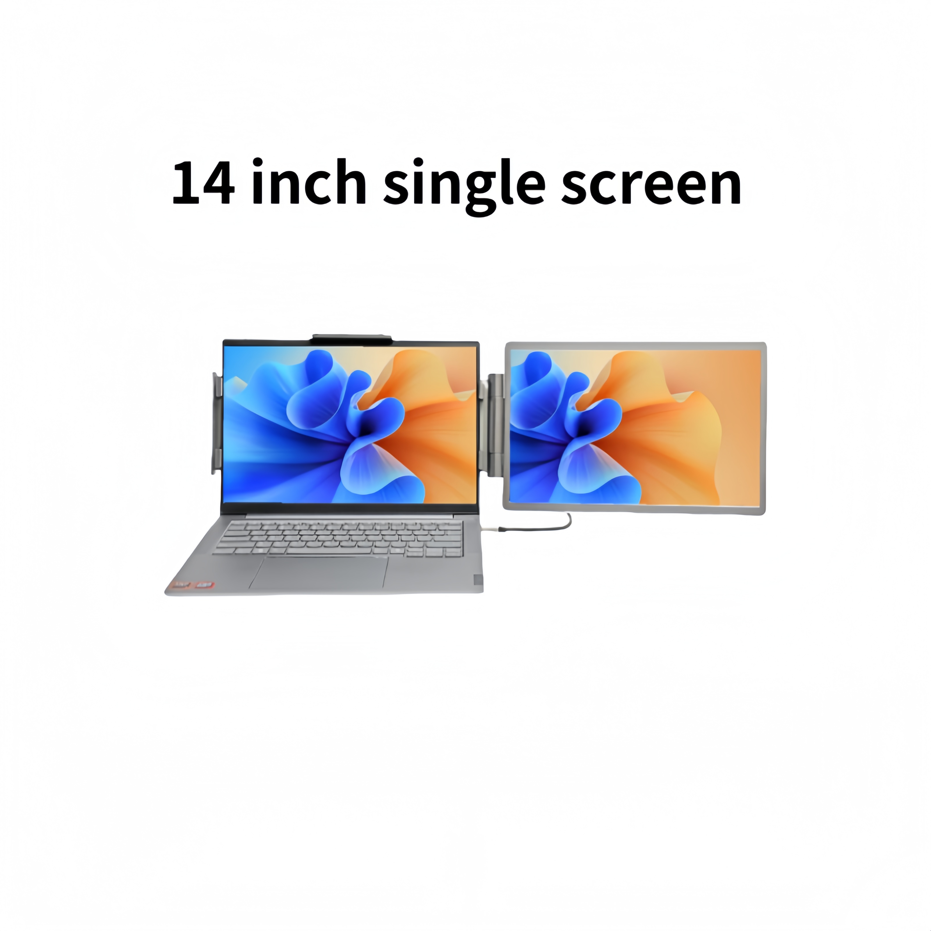 14 "écran simple-noir