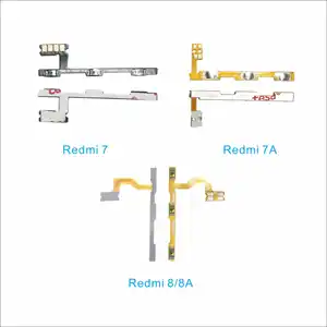 Tombol daya nyala/mati tombol kontrol Volume kabel fleksibel untuk Redmi 7 Redmi 7A Redmi 8/8A