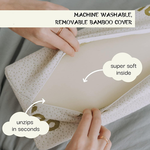 Barrière latérale <span class=keywords><strong>de</strong></span> <span class=keywords><strong>lit</strong></span> en mousse à mémoire <span class=keywords><strong>de</strong></span> forme Pare-chocs <span class=keywords><strong>de</strong></span> <span class=keywords><strong>lit</strong></span> pour tout-petits Sommeil <span class=keywords><strong>de</strong></span> sécurité avec couverture en bambou - Product Image 2