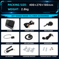 Lecteur multimédia automobile Android 13,3 pouces pour Range Rover Vogue L405, navigation GPS, CarPlay sans fil, Android Auto, 8 cœurs, 8 Go + 128 Go