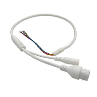 Arnés de Cableado de Alimentación CC RJ45 de 6 Pines, 600 mm de Longitud, con Conductor de Cobre Estañado, Revestimiento de Aluminio Aislado con PVC, Resistente al Agua IP67 de Primera Calidad