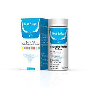 Tiras reactivas de yoduro de potasio, 100 tiras, para análisis de calidad del agua, acuario, agua potable del grifo - Product Image 4