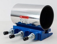 Collier de réparation pour tuyaux souterrains en fonte haute pression |   Réparation des fuites par visserie pour les conduites d'eau/gaz/eaux usées
