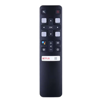 HUAYU RC802V FNR1 Mini télécommande vocale personnalisée de haute qualité pour téléviseurs intelligents LCD LED TCL Certifié ROHS Garantie de 12 mois