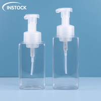 Botol Plastik PET 500ml Hijau Tua dengan Pompa Tekan untuk Kemasan Kosmetik, Dispenser Sabun Cuci Tangan, Botol Cairan Alkohol Busa