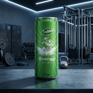 Bebida Energética con Vitaminas, Sabor Café, Lata Delgada de Aluminio de 330 ml, Marca Trobico, Fabricante Vietnamita, Certificación GMP - Product Image 3