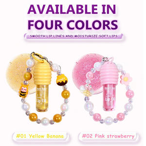 Aceite Labial que Cambia de Color de Marca Privada con Cadena, Aceite Labial Vegano de Alta Calidad al por Mayor, Bajo MOQ, Hidratante y con Sabor - Product Image 4