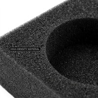 Insert en mousse moulée en polyuréthane haute densité sur mesure pour pot de matériel, produit cosmétique, emballage antichoc