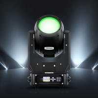 SHEHDS Barre de lumière Beam 275W 10R Haute Puissance, Lyre à Tête Mobile avec Double Prismes pour DJ, Mariages, Festivals, Soirées, Éclairage de Scène Disco