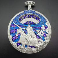 Ensemble de dés rotatifs DND personnalisables avec chronomètre, dés métalliques D&D D20 D10 D8 D12 D6 D4, dés spinner pour le jeu Dungeons and Dragons