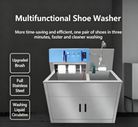Machine à laver les chaussures de sport à haute efficacité, machine industrielle de lavage de chaussures