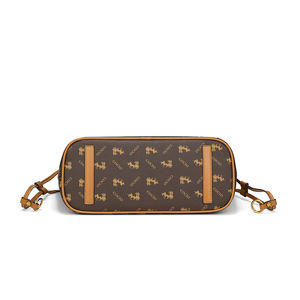 กระเป๋าโท้ทสะพายข้างหนัง PU ดีไซน์เนอร์กระเป๋าถือหรูหราสำหรับผู้หญิงสไตล์แฟชั่นขายส่ง - Product Image 3