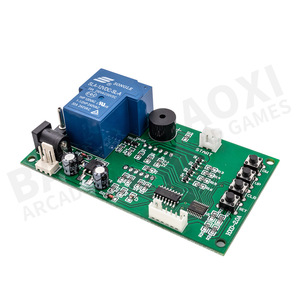 บอร์ดควบคุมตัวตั้งเวลา แผงวงจร PCB สำหรับคอนโซลเกม ตัวตั้งเวลาแบบสองระดับ พร้อมรีเลย์และปุ่มกด - Product Image 5