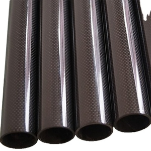 Матовая трубка Carrbon с покрытием из углеродного волокна длина и размер трубы по индивидуальному заказу - Product Image 1