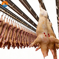 Ligne d'abattage de porcs automatique moderne clé en main, équipement d'abattoir de haute qualité pour petites et grandes exploitations d'abattage de porcs
