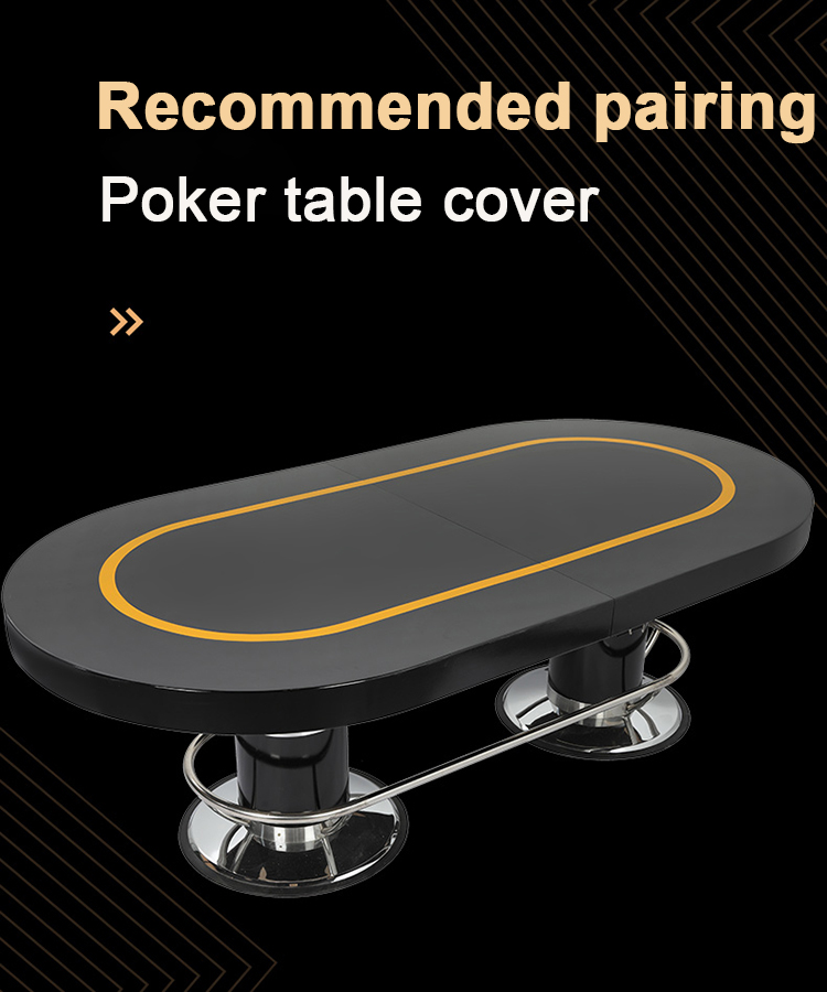 Poker Table with LED Lights - Customized Gaming Experience