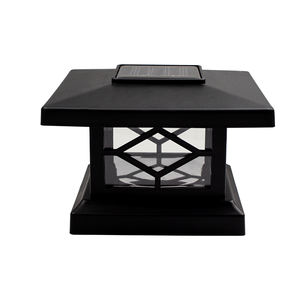 Солнечные декоративные светильники <span class=keywords><strong>Loyal</strong></span> Solar для столбов IP44, водонепроницаемые, черные, пластиковые, для заборов, светодиодные, для наружного освещения, для ПВХ-заборов - Product Image 3