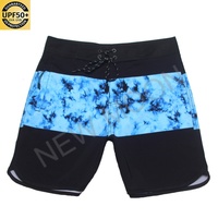 Short de bain taille haute grande taille respirant pour l'été, décontracté, protection solaire, avec impression par sublimation et logo personnalisé