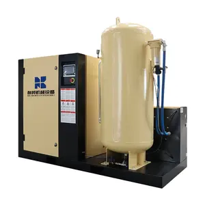 Industrial Air Compressor 15Kw 22Kw 37Kw Screw Air Compressor With Air Dryer For Laser Cutting