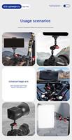 Hongdak – Poignée multifonctionnelle en alliage d'aluminium avec filetage 1/4, clip pour moniteur et éclairage d'appoint, accessoire de photographie – Vente en gros