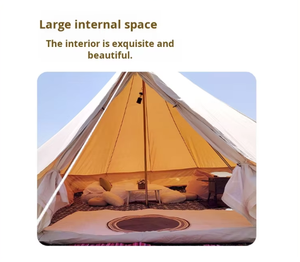 <span class=keywords><strong>Tenda</strong></span> <span class=keywords><strong>da</strong></span> <span class=keywords><strong>Campeggio</strong></span> di Lusso a Strato Singolo per Quattro Stagioni, Stile Mongolia, per Esterni, B&B, Hotel, Yurt a Campana, Impermeabile, Portatile, in Tessuto Oxford PVC - Product Image 3